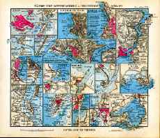 Häfen des Mittelmeer und Indischer oceans
