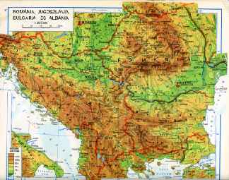 Románia, Jugoszlávia, Bulgária és Albánia