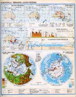 Ausztrália térképei - sarkvidékek