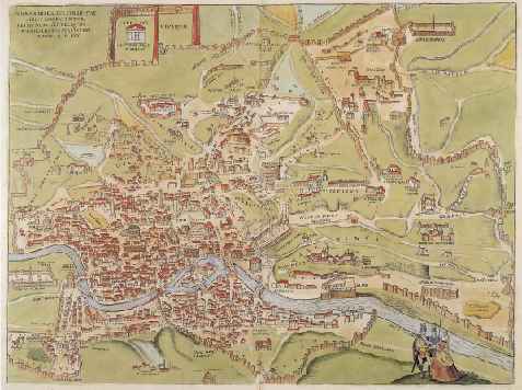 Urbis Romae situs cum iis quae